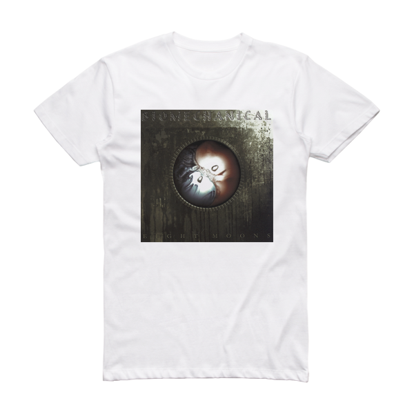 Biomechanical Eight Moons Album Cover T-Shirt White