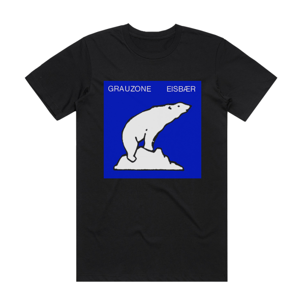 Grauzone Eisbr Album Cover T-Shirt Black