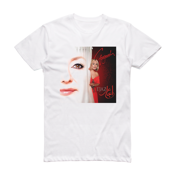 Googoosh Ejaz Album Cover T-Shirt White