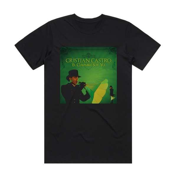 Cristian Castro El Culpable Soy Yo Album Cover T-Shirt Black