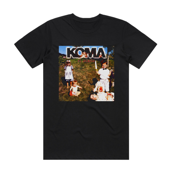 Koma El Infarto Album Cover T-Shirt Black