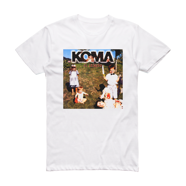 Koma El Infarto Album Cover T-Shirt White