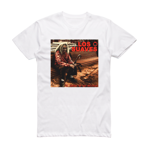 Los Suaves El Jardn De Las Delicias Album Cover T-Shirt White