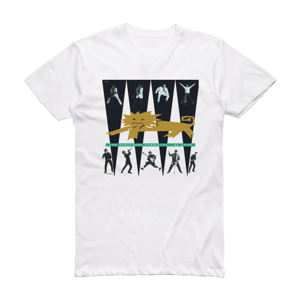 Los Fabulosos Cadillacs El Len Album Cover T-Shirt White