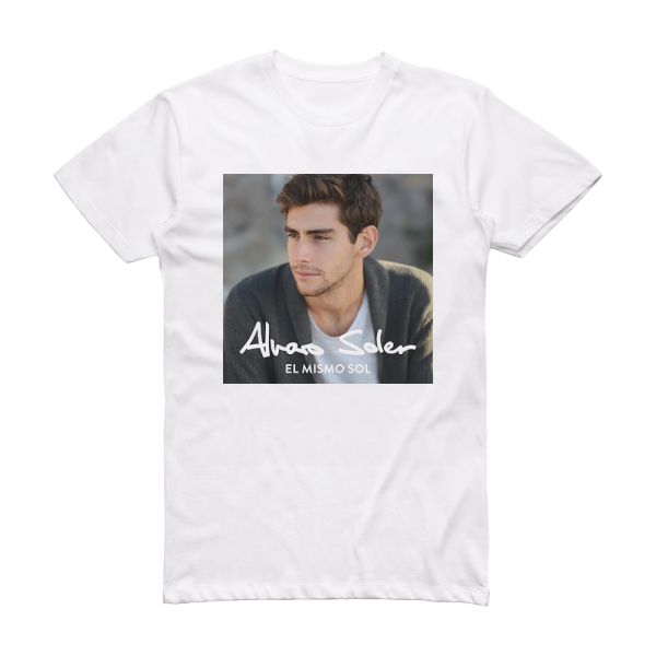 Alvaro Soler El Mismo Sol Album Cover T-Shirt White