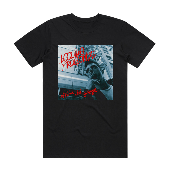 Loquillo y Trogloditas El Ritmo Del Garaje Album Cover T-Shirt Black