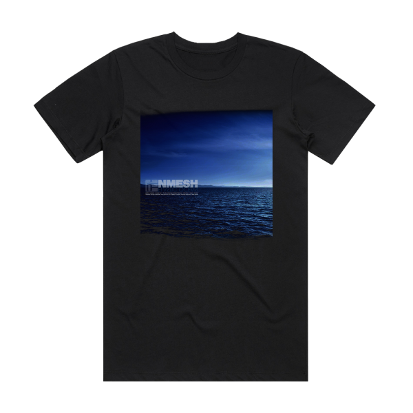 Nmesh Elastic Ocean Album Cover T-Shirt Black
