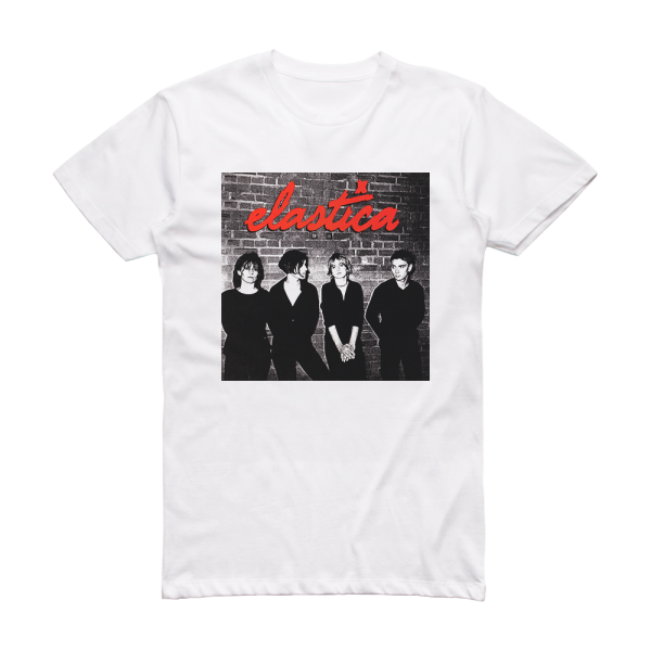 Elastica Elastica Album Cover T-Shirt White