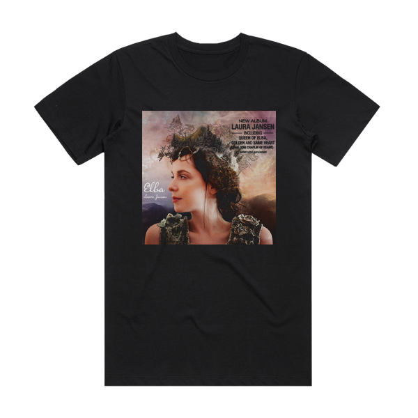 Laura Jansen Elba Album Cover T-Shirt Black