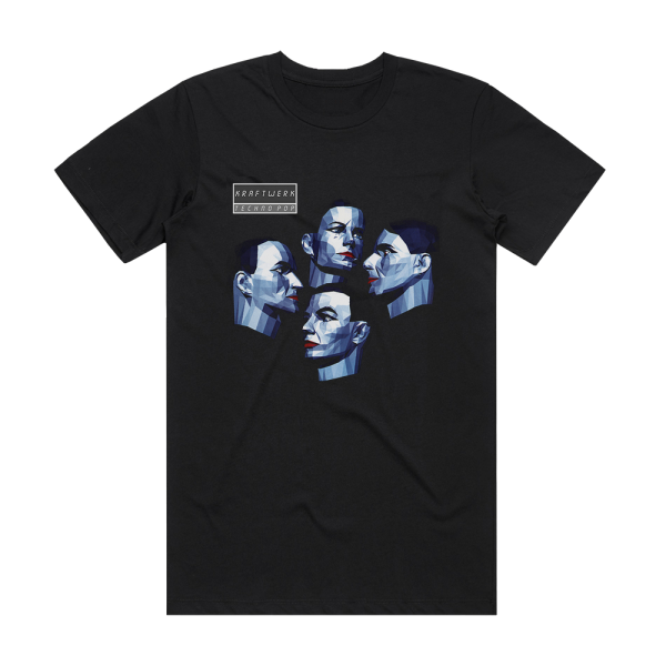 Kraftwerk Electric Cafe 1 Album Cover T-Shirt Black