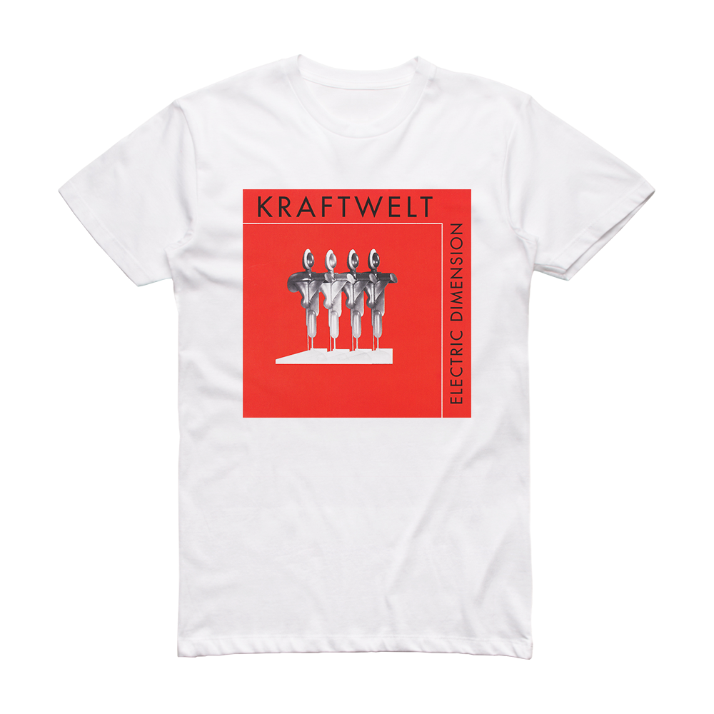Kraftwelt Electric Dimension Album Cover T-Shirt White