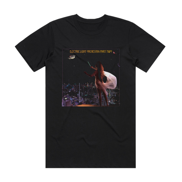 Electric Light Orchestra Part II Electric Light Orchestra Part Two Album Cover T-Shirt Black