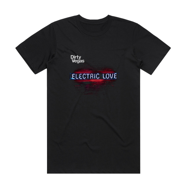 Dirty Vegas Electric Love Album Cover T-Shirt Black