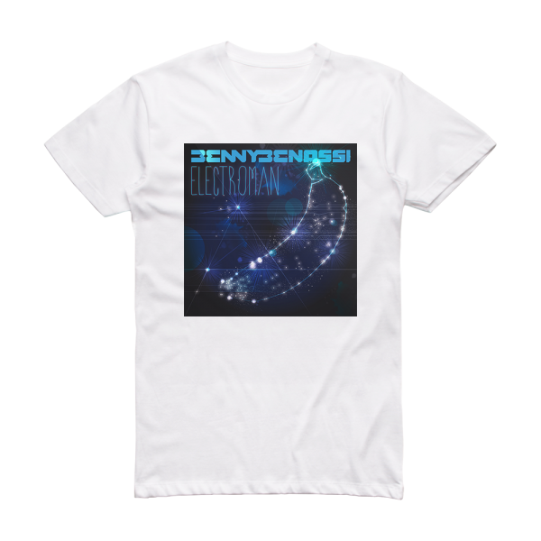 Benny Benassi Electroman Album Cover T-Shirt White