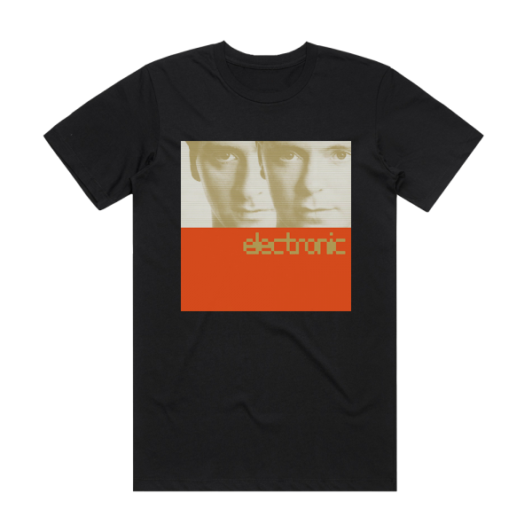 Electronic Electronic Album Cover T-Shirt Black