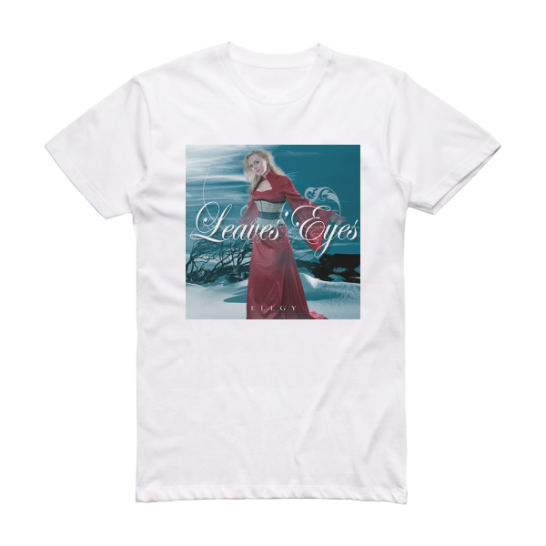 Leaves’ Eyes Elegy Album Cover T-Shirt White