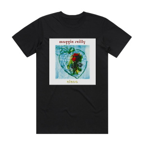 Maggie Reilly Elena Album Cover T-Shirt Black