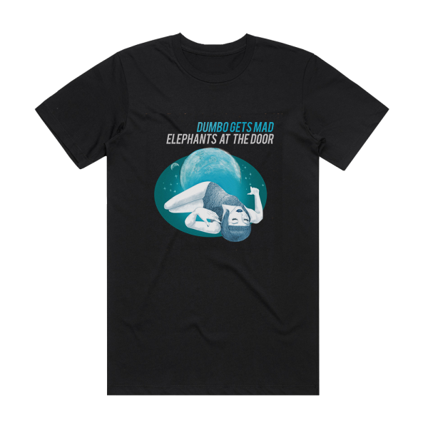 Dumbo Gets Mad Elephants At The Door Album Cover T-Shirt Black