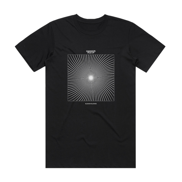 Dinosaur Pile-Up Eleven Eleven Album Cover T-Shirt Black