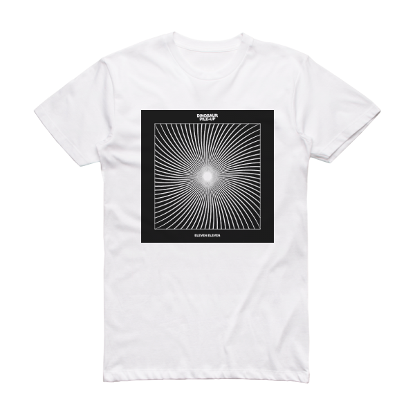 Dinosaur Pile-Up Eleven Eleven Album Cover T-Shirt White