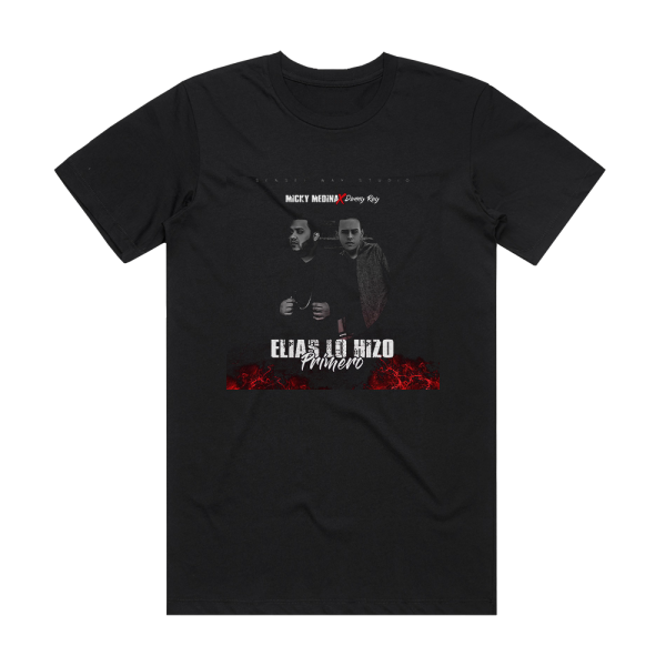 Micky Medina Elias Lo Hizo Primero Album Cover T-Shirt Black