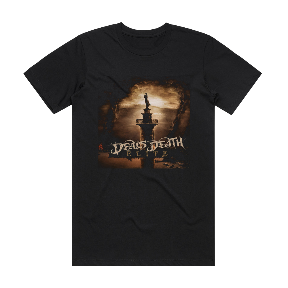 Deals Death Elite Album Cover T-Shirt Black
