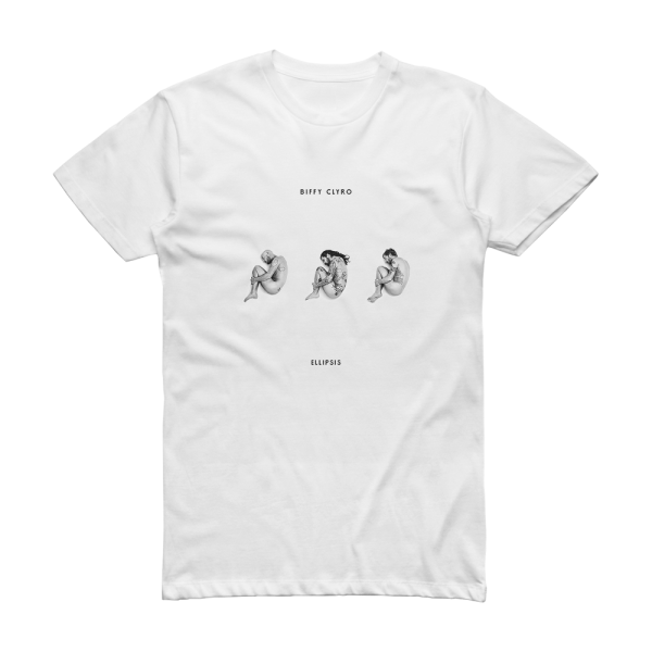 Biffy Clyro Ellipsis Album Cover T-Shirt White