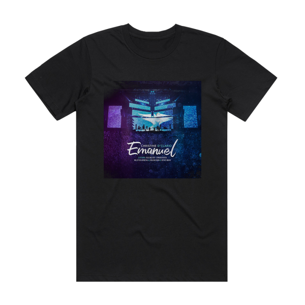 Christine DClario Emanuel Album Cover T-Shirt Black