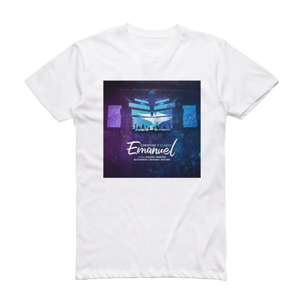 Christine DClario Emanuel Album Cover T-Shirt White