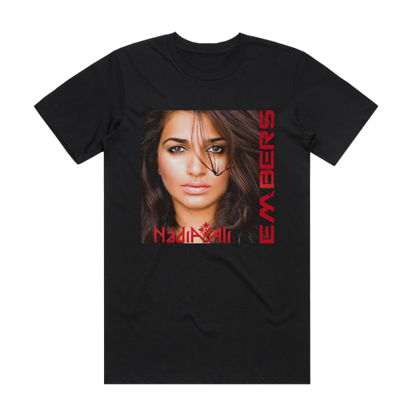 Nadia Ali Embers Album Cover T-Shirt Black