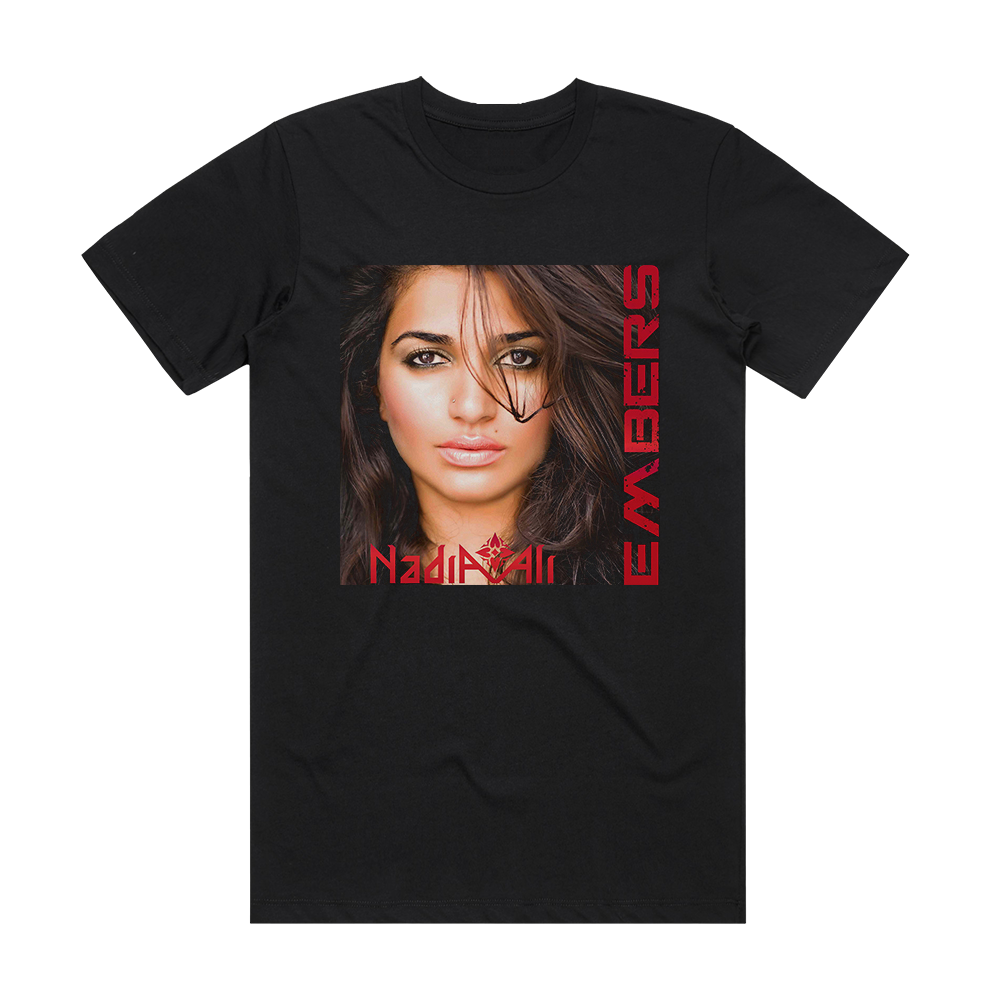 Nadia Ali Embers Album Cover T-Shirt Black – ALBUM COVER T-SHIRTS