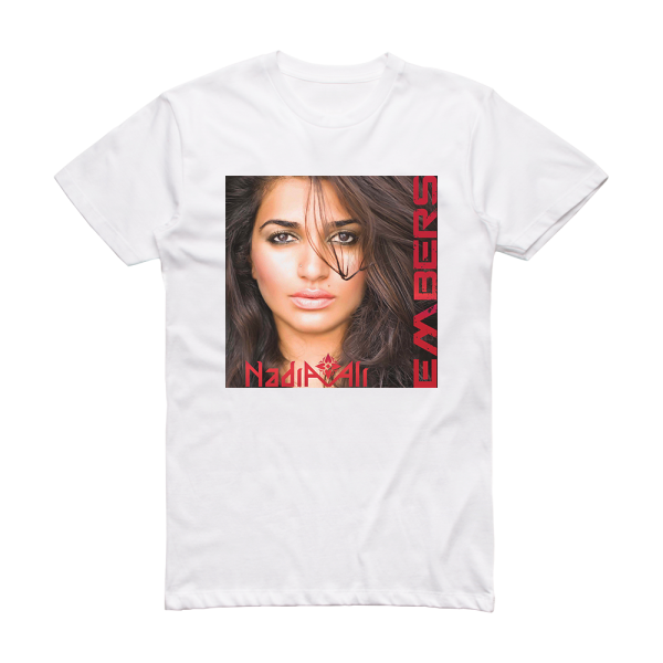 Nadia Ali Embers Album Cover T-Shirt White