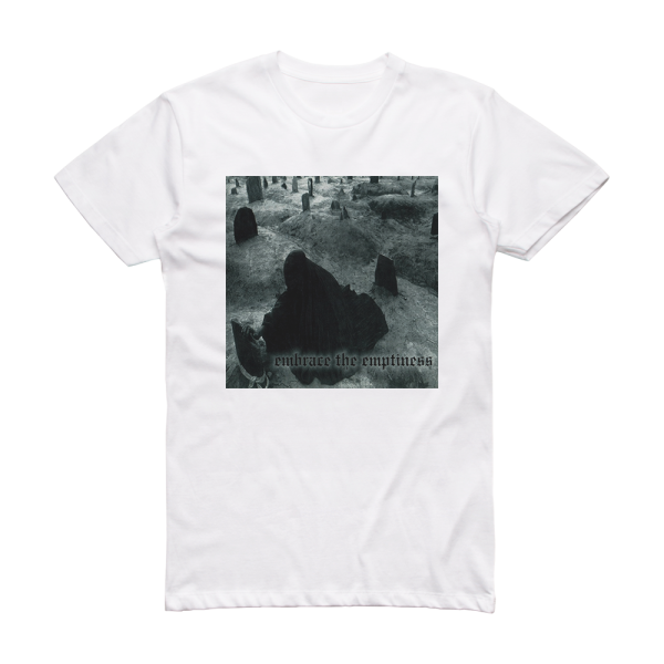 Evoken Embrace The Emptiness Album Cover T-Shirt White