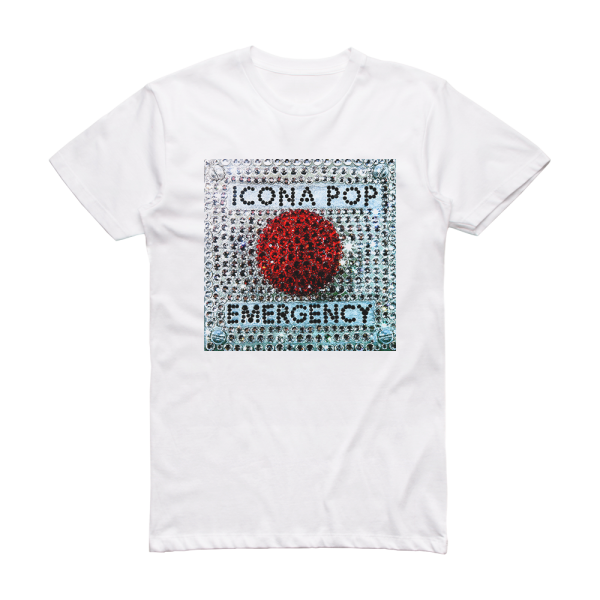 Icona Pop Emergency 1 Album Cover T-Shirt White