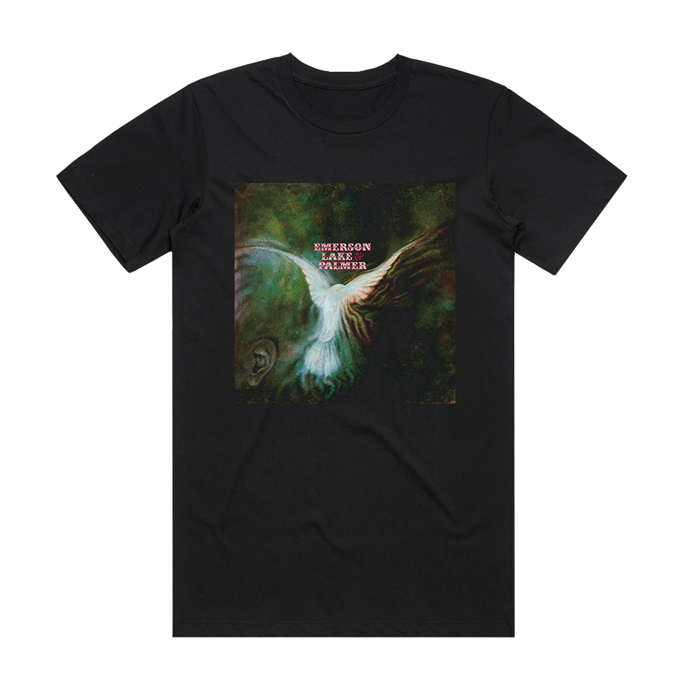 Emerson Lake & Palmer Emerson Lake Palmer 1 Album Cover T-Shirt Black ...