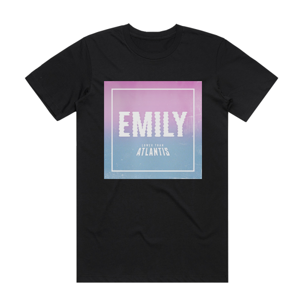 Lower Than Atlantis Emily Album Cover T-Shirt Black