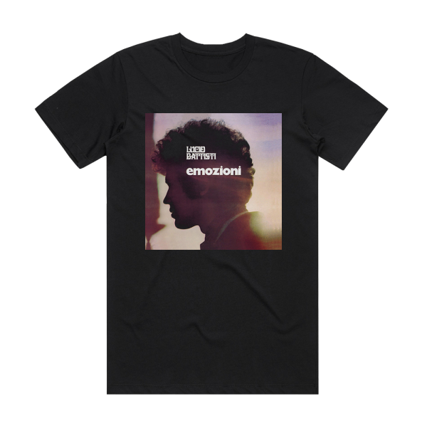 Lucio Battisti Emozioni Album Cover T-Shirt Black