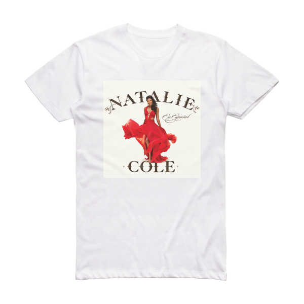 Natalie Cole En Espaol Album Cover T-Shirt White