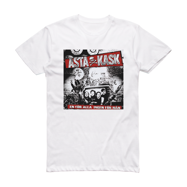 Asta Kask En Fr Alla Ingen Fr Nn Album Cover T-Shirt White