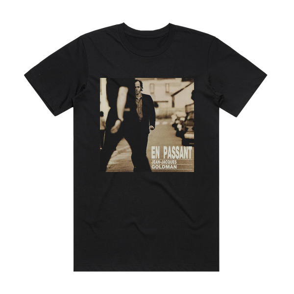 Jean-Jacques Goldman En Passant Album Cover T-Shirt Black