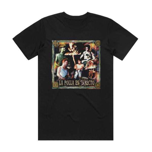 La Polla Records En Tu Recto Album Cover T-Shirt Black