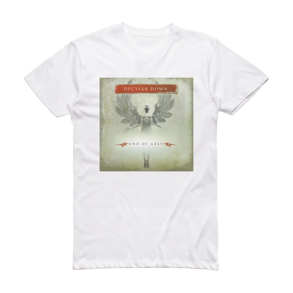 Decyfer Down End Of Grey Album Cover T-Shirt White