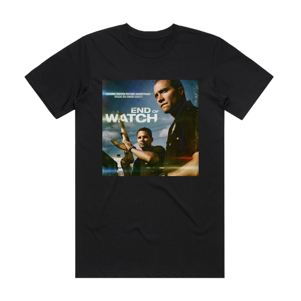 Dave Sardy End Of Watch Album Cover T-Shirt Black