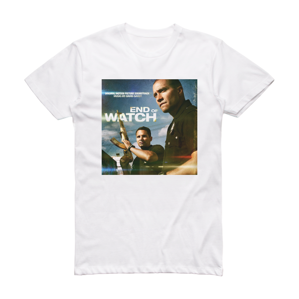 Dave Sardy End Of Watch Album Cover T-Shirt White