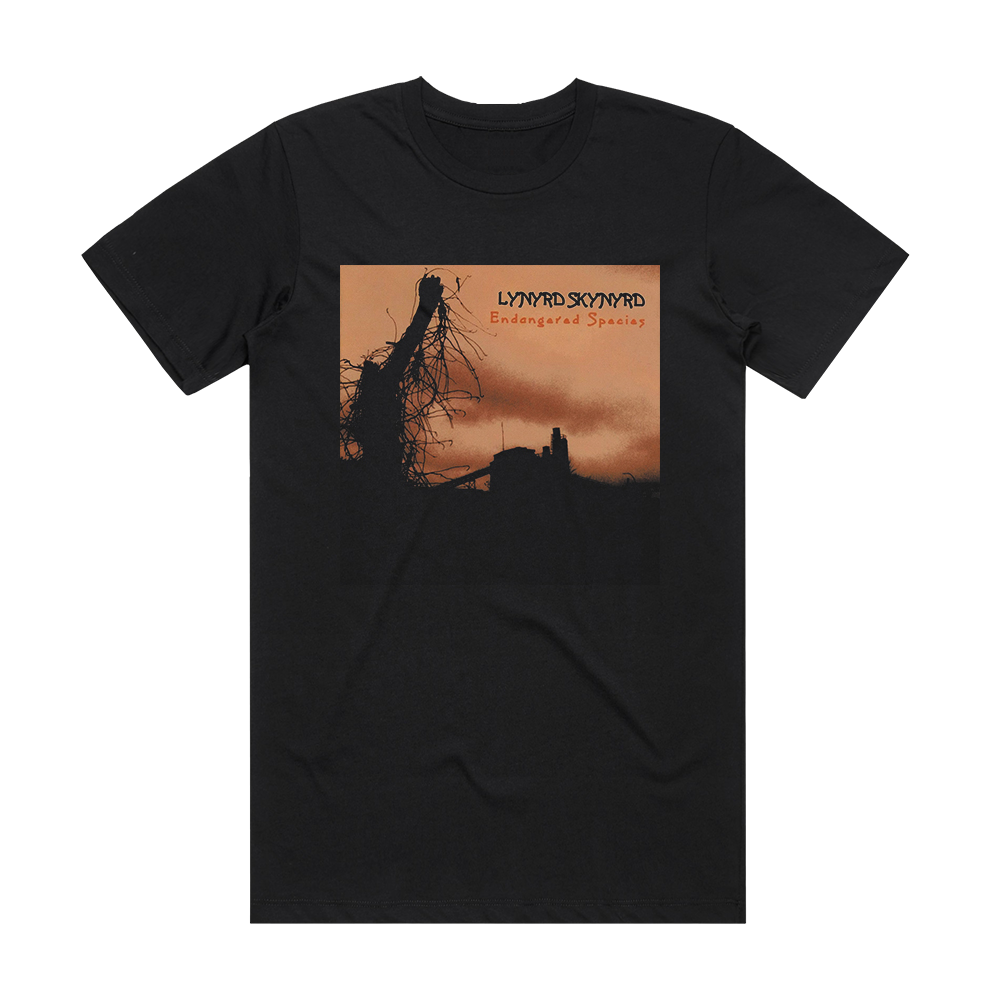 Lynyrd Skynyrd Endangered Species Album Cover T-Shirt Black – ALBUM ...