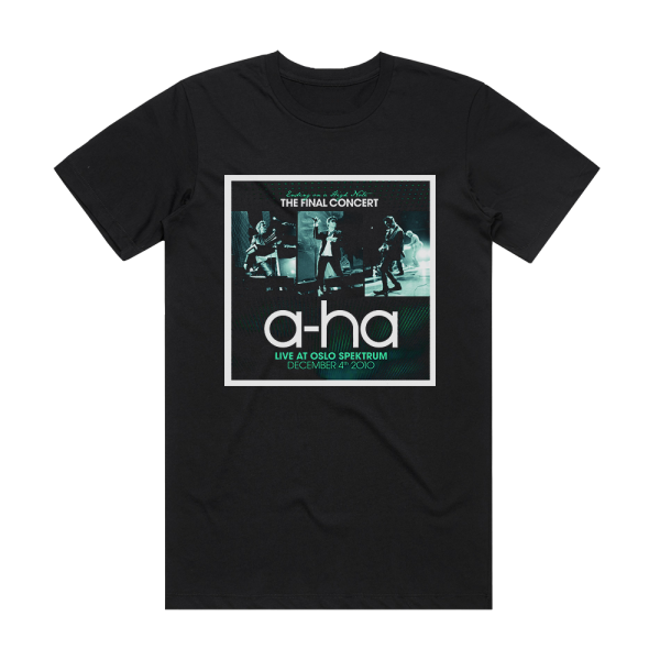 a‐ha Ending On A High Note The Final Concert Album Cover T-Shirt Black