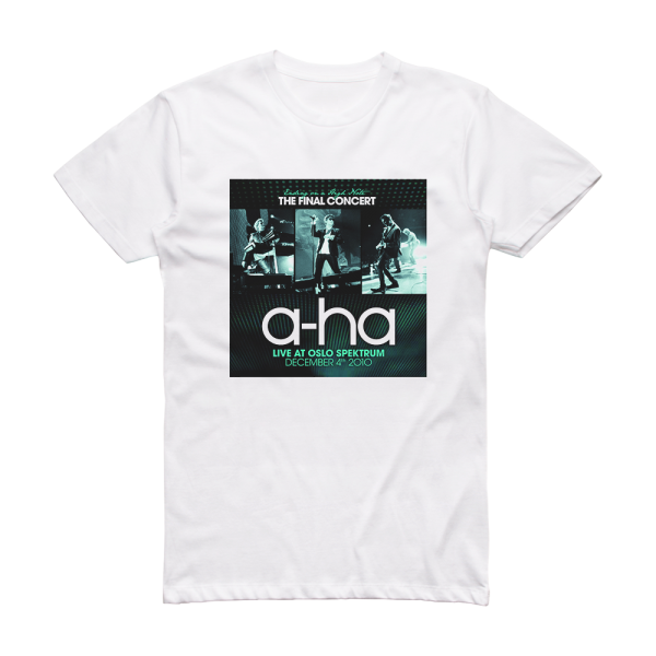 a‐ha Ending On A High Note The Final Concert Album Cover T-Shirt White