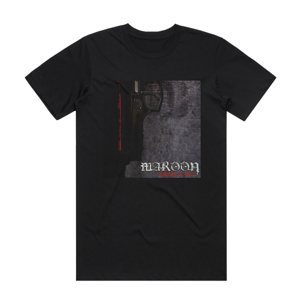 Maroon Endorsed By Hate Album Cover T-Shirt Black