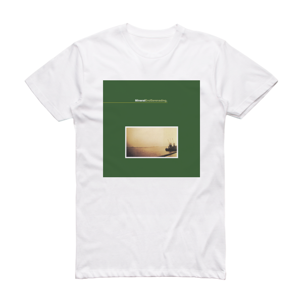 Mineral Endserenading Album Cover T-Shirt White