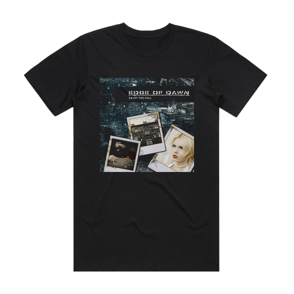 Edge of Dawn Enjoy The Fall Album Cover T-Shirt Black